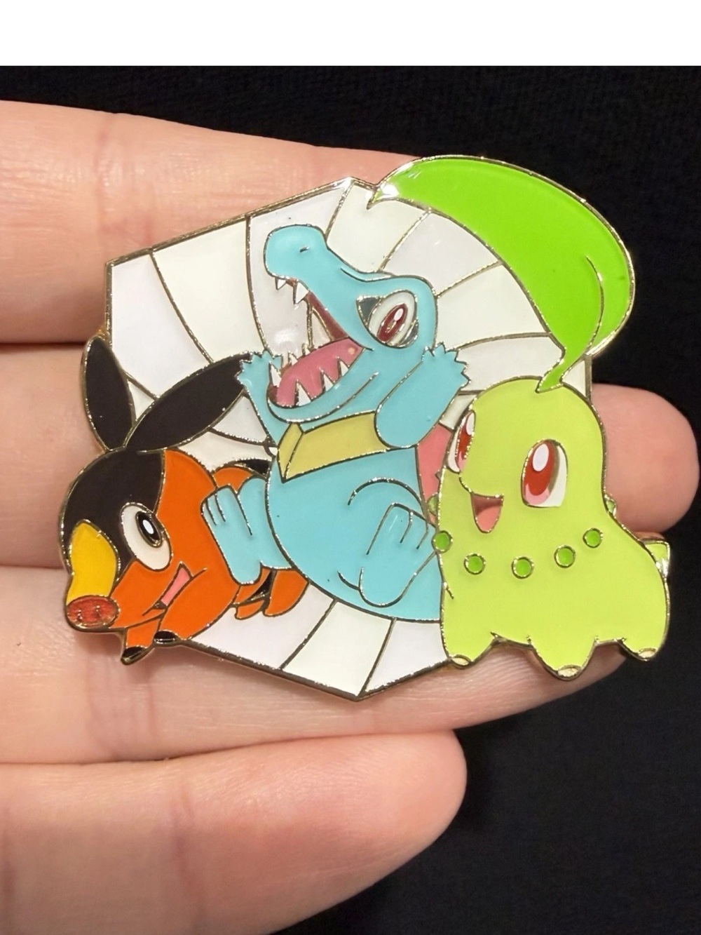 🆓🆕Pokémon Enamel Pin Featuring Turtwig, Totodile, Tepig - FREE W/ $10+ Purchase